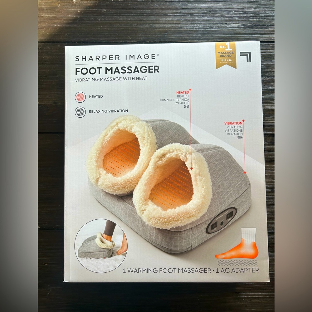 Sharper Image Foot Massager with Heat